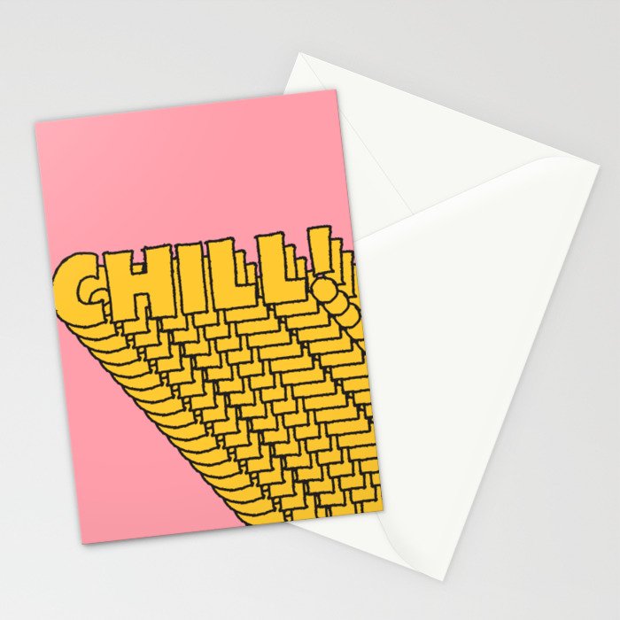 Chill Chill Chill! Stationery Card Gallery Image 2