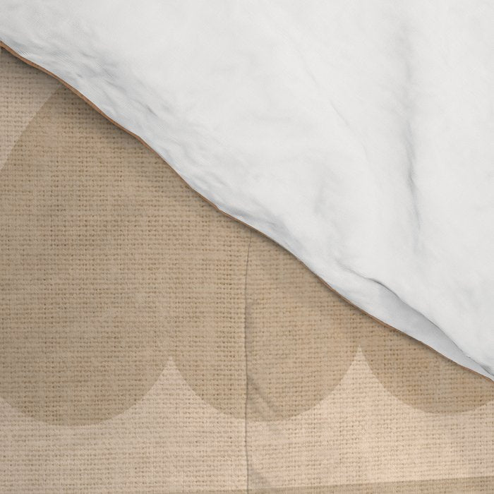 abstract retro shapes earthy checkered floral Comforter Gallery Image 4