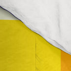 Geometric Bauhaus Pattern | Retro Arcade Video Game | Abstract Shapes Comforter Gallery Image 4