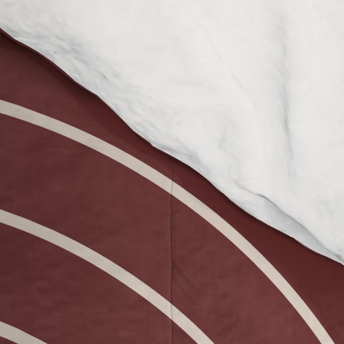 Oval Lines Abstract X Comforter Gallery Image 4