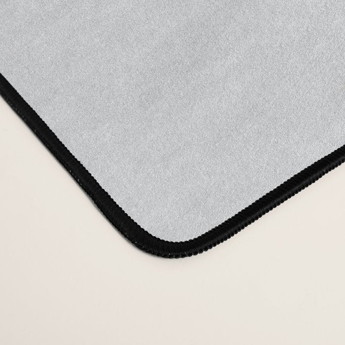 Grey liquid marble - pearl and gold Desk Mat Gallery Image 4