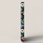 Woodland Forest Flowers - Navy Blue iPhone Case Gallery Image 2