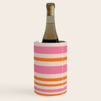 Variable Stripe Pattern in Retro Pink Orange Wine Chiller Gallery Image 2