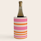 Variable Stripe Pattern in Retro Pink Orange Wine Chiller Gallery Image 3