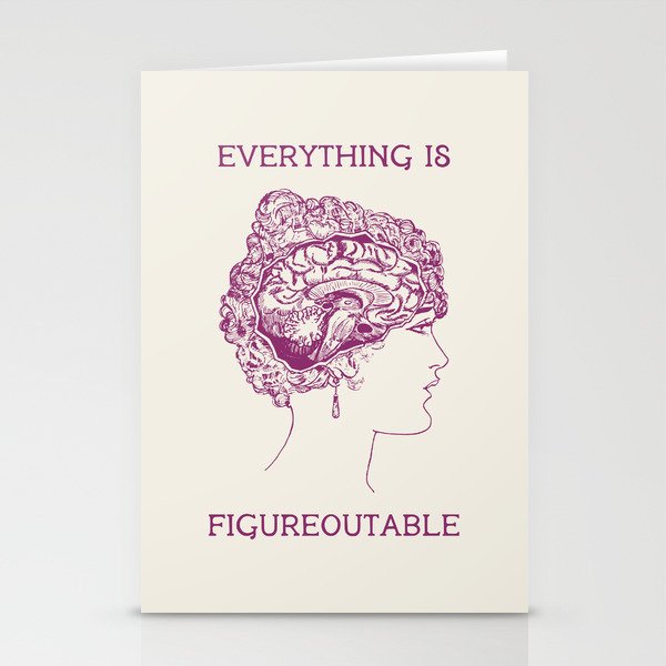 Everything is Figureoutable Stationery Card Gallery Image 1