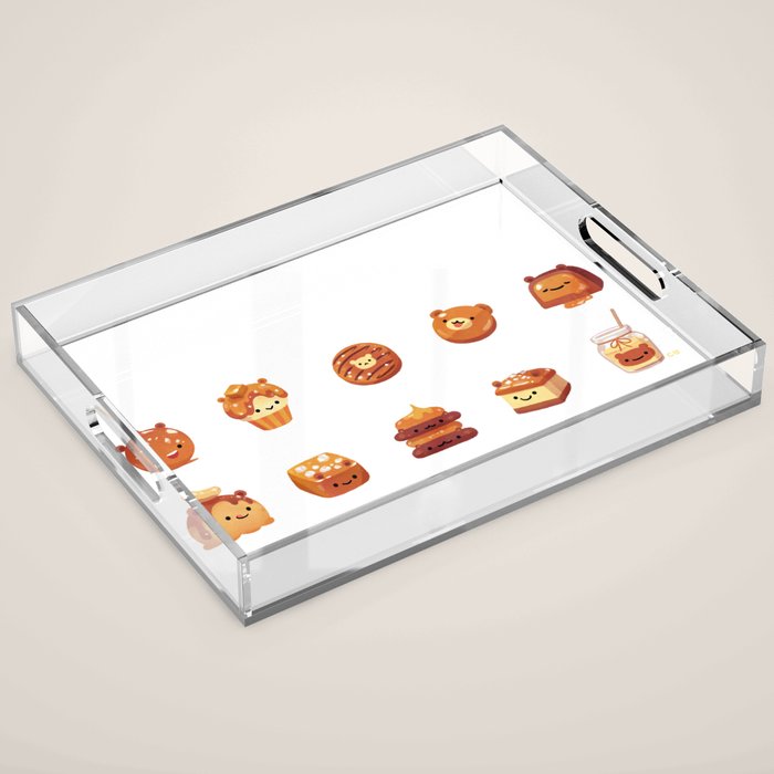 Salted caramel bear Acrylic Tray Gallery Image 1
