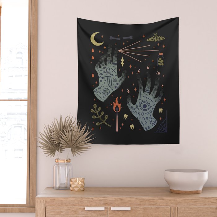 A Curse Upon You! Wall Tapestry Gallery Image 2