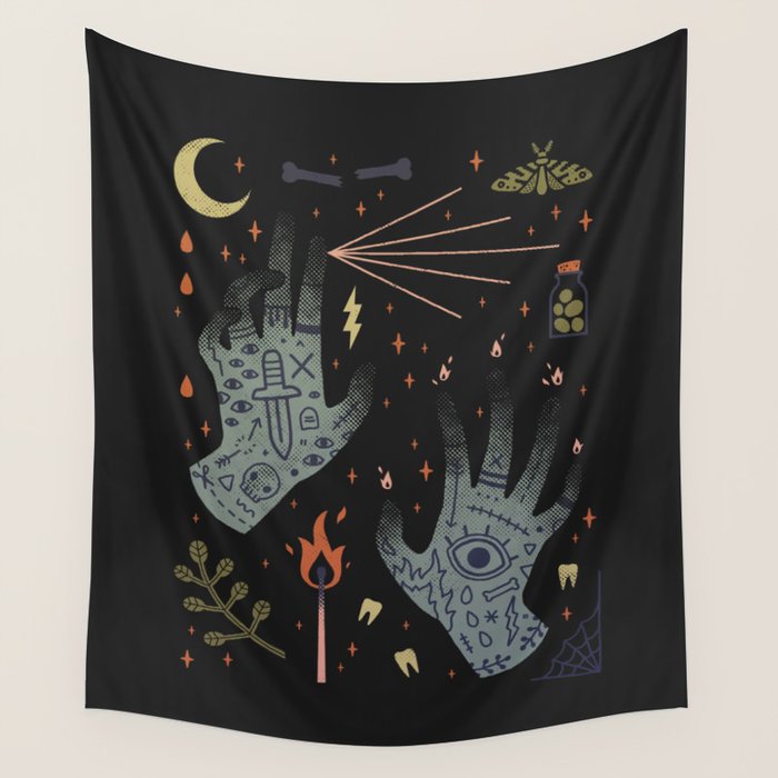 A Curse Upon You! Wall Tapestry Gallery Image 4