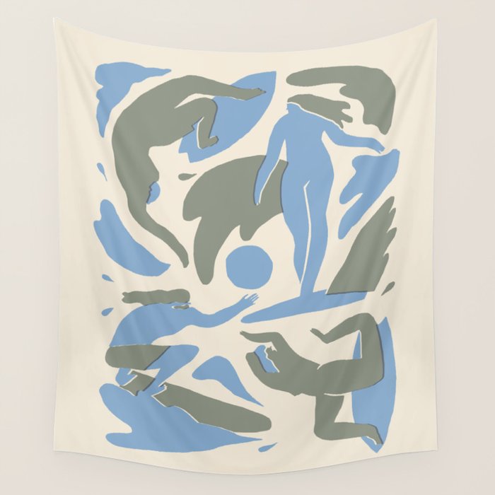 Ocean Flow  Wall Tapestry Gallery Image 1