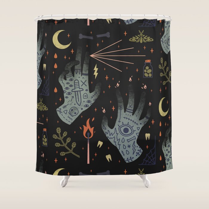 A Curse Upon You! Shower Curtain Gallery Image 1