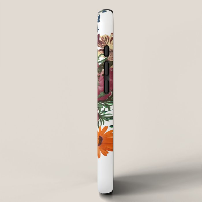 Anatomical heart and flowers iPhone Case Gallery Image 2