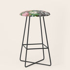 Anatomical heart and flowers Stool Gallery Image 1
