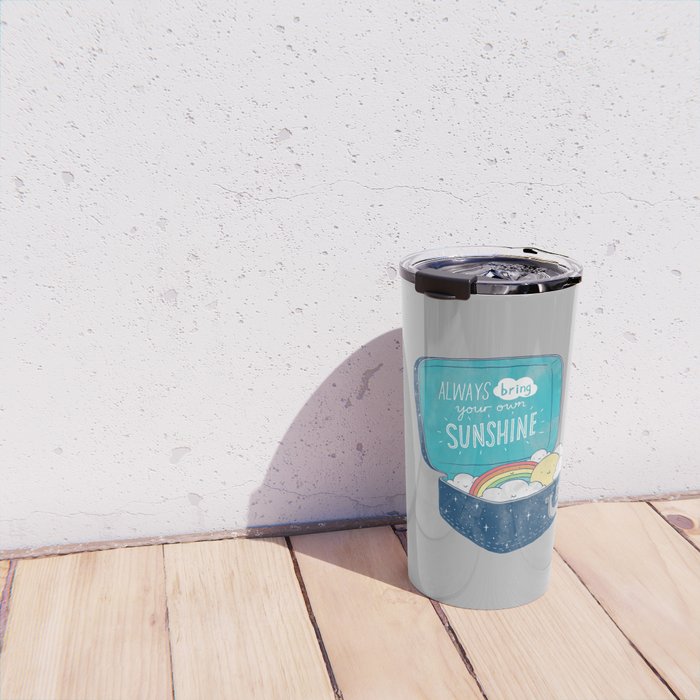 Always bring your own sunshine Travel Mug Gallery Image 4