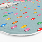 Unicorn Gumball Poop Bath Mat Gallery Image 3