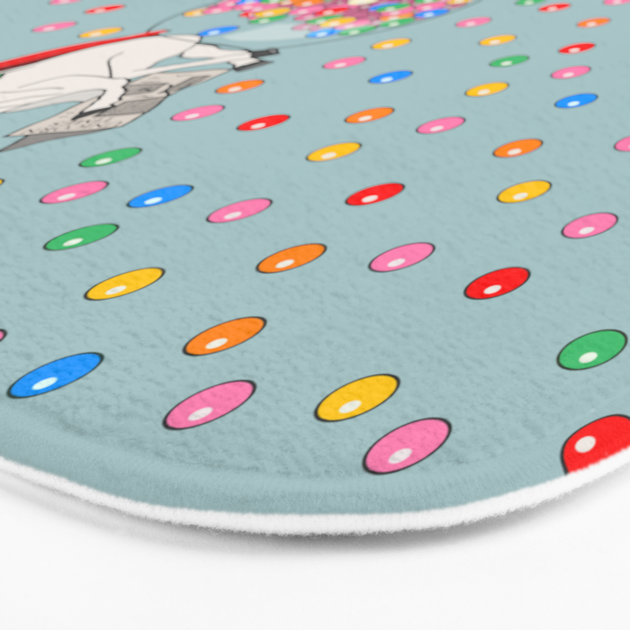 Unicorn Gumball Poop Bath Mat Gallery Image 3