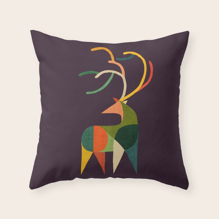 Antler Throw Pillow Gallery Image 6