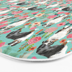Australian Shepherd owners dog breed cute herding dogs aussie dogs animal pet portrait dog art Bath Mat Gallery Image 3
