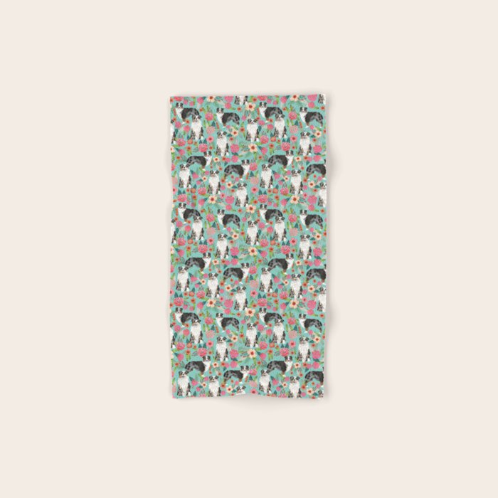 Australian Shepherd owners dog breed cute herding dogs aussie dogs animal pet portrait dog art Bath Towel Gallery Image 1
