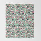 Australian Shepherd owners dog breed cute herding dogs aussie dogs animal pet portrait dog art Throw Blanket Gallery Image 2