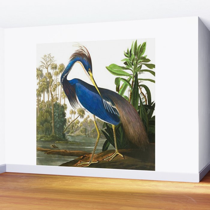 John James Audubon - Louisiana Heron Wall Mural Gallery Image 2