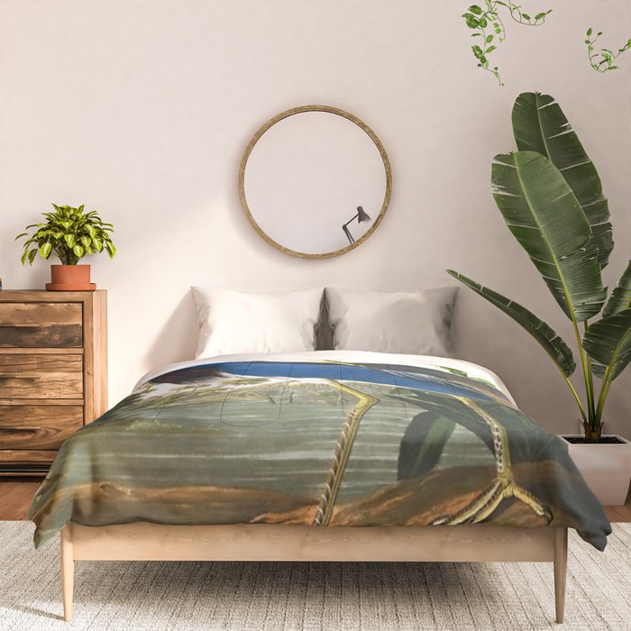 John James Audubon - Louisiana Heron Comforter Gallery Image 3