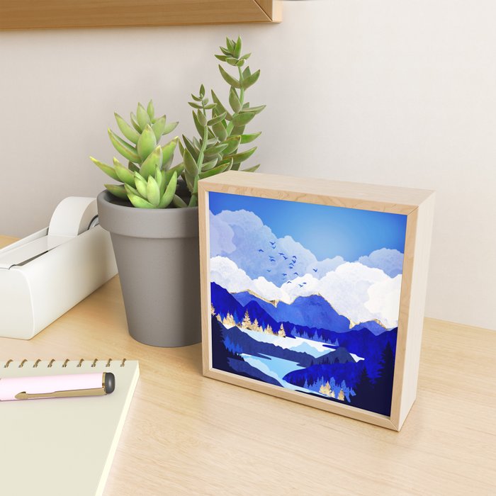 Blue Lake Mini Art Print Gallery Image 2