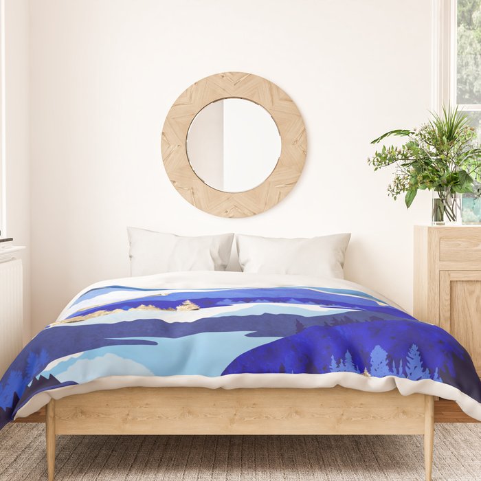 Blue Lake Duvet Cover Gallery Image 3
