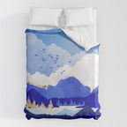 Blue Lake Duvet Cover Gallery Image 6