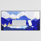 Blue Lake Desk Mat Gallery Image 1