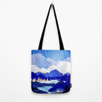 Blue Lake Tote Bag Gallery Image 2