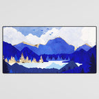 Blue Lake Desk Mat Gallery Image 3