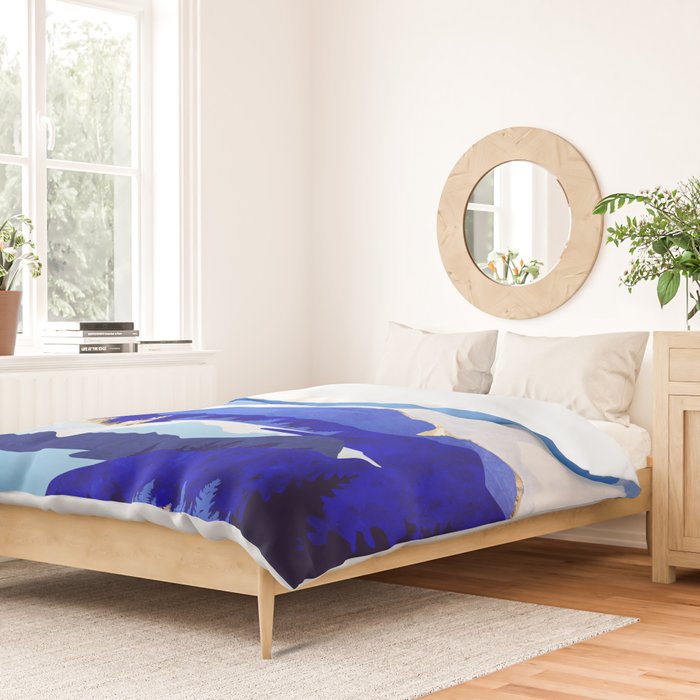 Blue Lake Duvet Cover Gallery Image 2