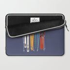 Retro Colorful Skis Laptop Sleeve Gallery Image 2