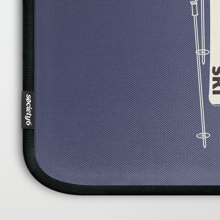 Retro Colorful Skis Laptop Sleeve Gallery Image 3