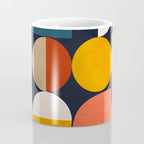 mid century geometric abstract Coffee Mug Gallery Image 4
