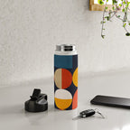 mid century geometric abstract Water Bottle Gallery Image 4