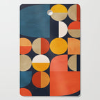 mid century geometric abstract Cutting Board Gallery Image 1