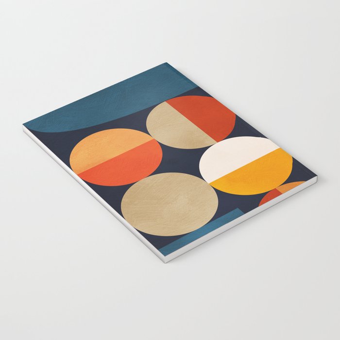 mid century geometric abstract Notebook Gallery Image 3