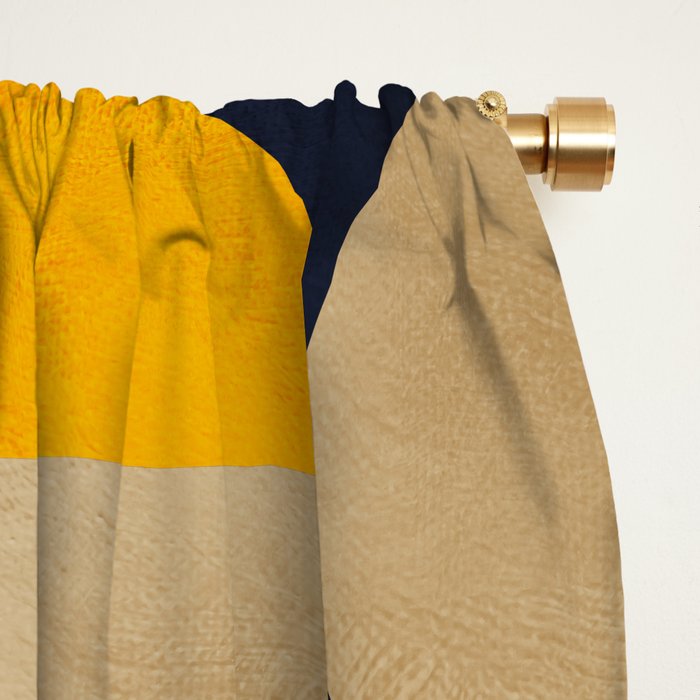 mid century geometric abstract Window Curtain Gallery Image 2