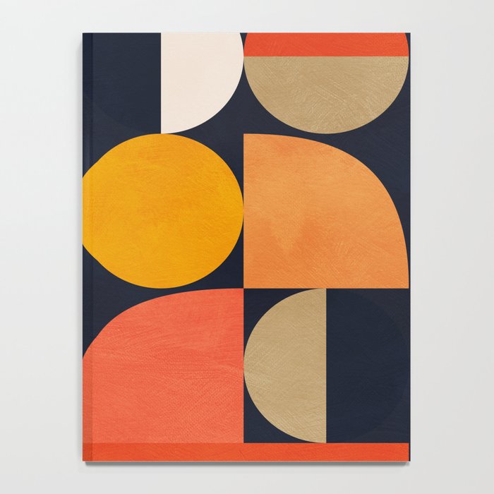 mid century geometric abstract Notebook Gallery Image 4
