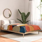 mid century geometric abstract Comforter Gallery Image 2