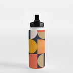 mid century geometric abstract Water Bottle Gallery Image 2