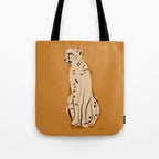 Cheetah 9 Tote Bag Gallery Image 1