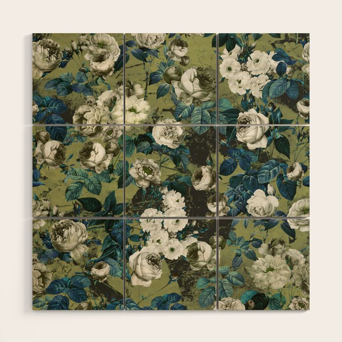 Midnight Garden Wood Wall Art Gallery Image 1