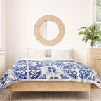 Mediterranean Tile Pattern Portuguese Azulejos Art Duvet Cover Gallery Image 3