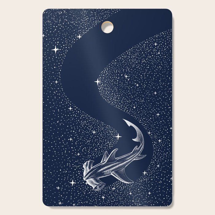 Starry Hammerhead Cutting Board Gallery Image 1