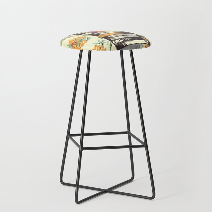 VHS and Entry Hall Wallpaper Stool Gallery Image 1