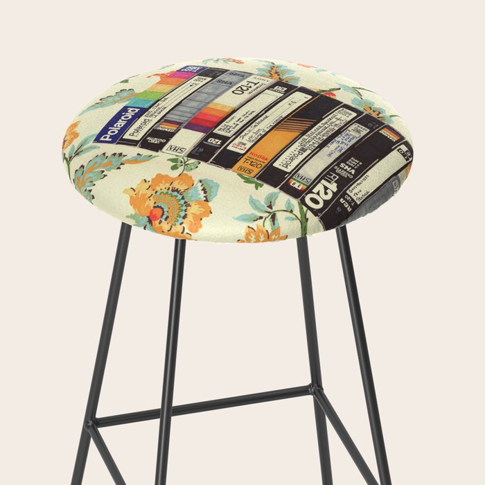 VHS and Entry Hall Wallpaper Stool Gallery Image 2