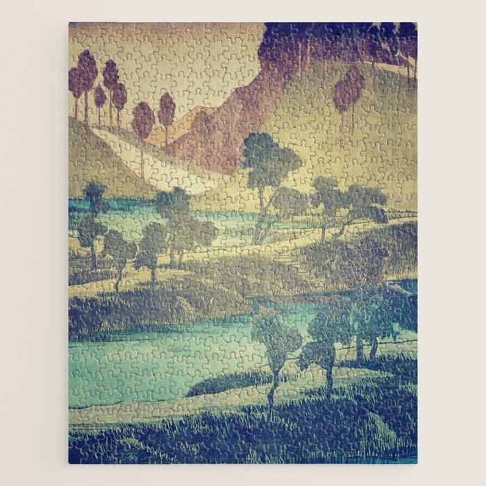 A Valley in the Evening Jigsaw Puzzle Gallery Image 1
