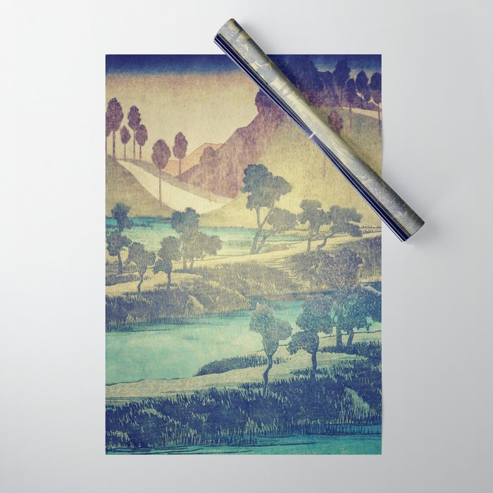 A Valley in the Evening Wrapping Paper Gallery Image 1